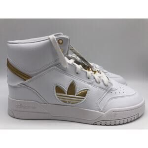 adidas Originals Drop Step XL High Top White Gold Sneaker FW2040 Men Size 8.5📦